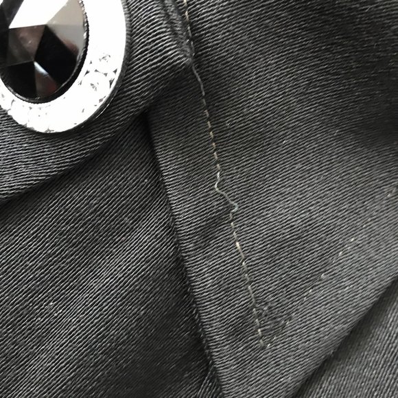 Black Vintage Coat, Retro Black Coat Large - Picture 6 of 7